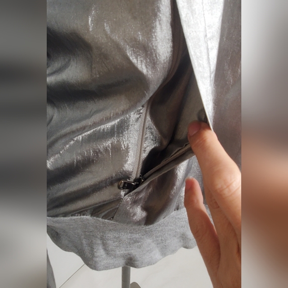 Ralph Lauren RLX Size S Metallic Gray Jacket -Zipper Up - Picture 10 of 11